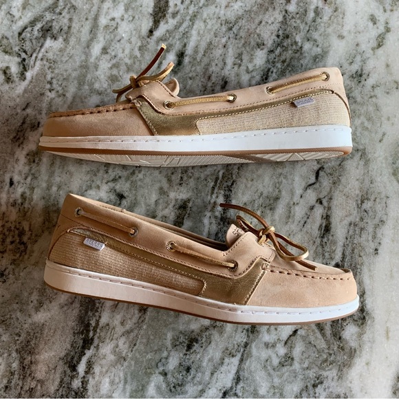 Sperry—Top-Sider Angelfish Boat Shoe, Linen Gold (Size 9.5) - Picture 6 of 10